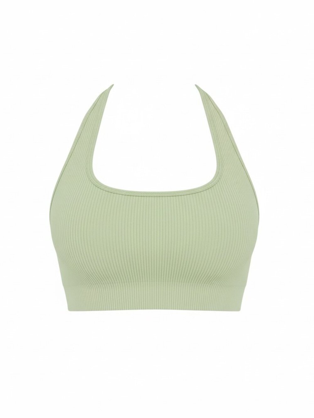 New Fashion Nova Seamless Sports Bra Green Size medium